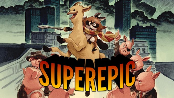 You can ride a llama and defeat evil microtransactions in SuperEpic